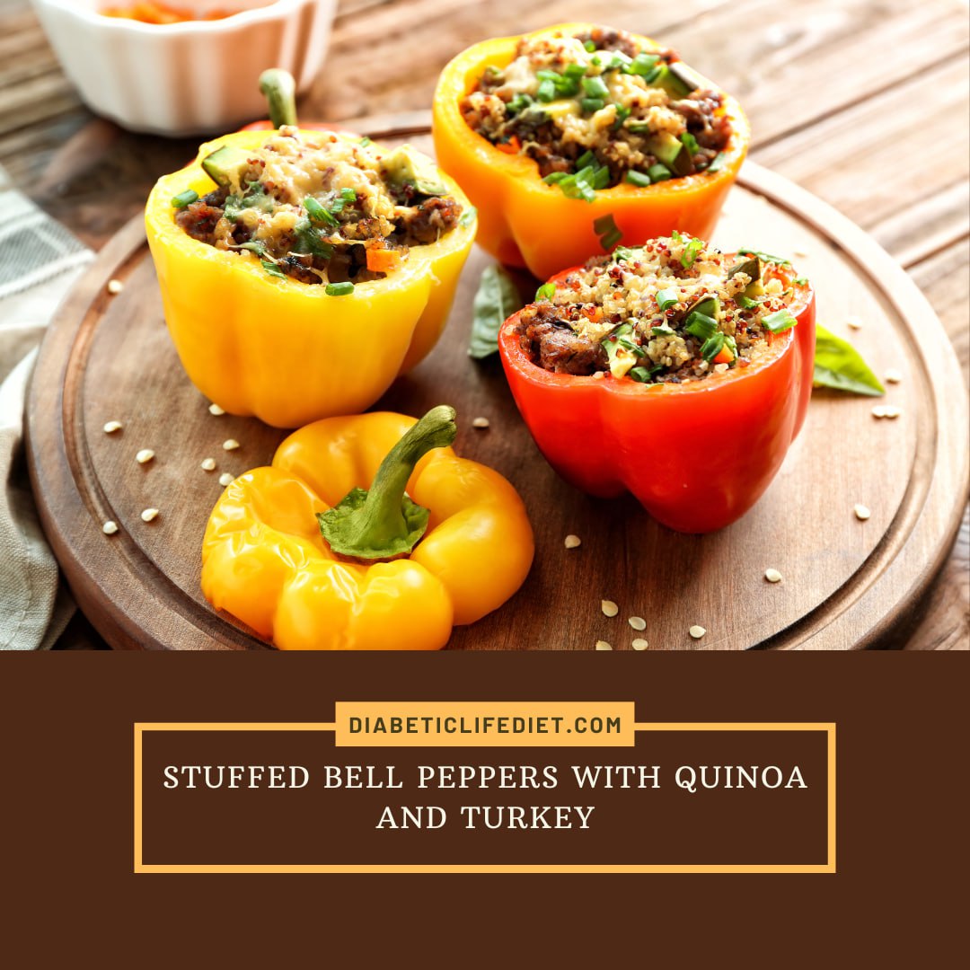 Stuffed Bell Peppers with Quinoa and Turkey